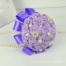 2017 nouvelle décoration perle colorée artificielle magnifique bouquet de mariage